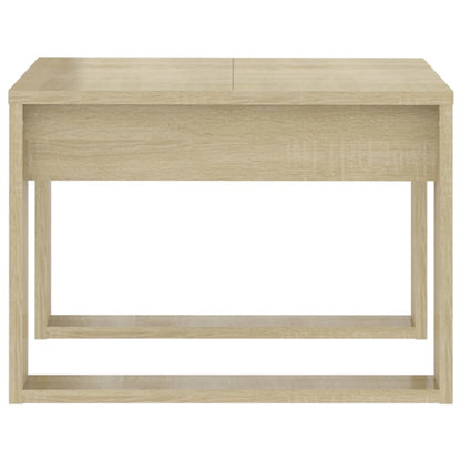 Bijzettafel 50X50X35 Cm Spaanplaat Kleurig Sonoma eiken