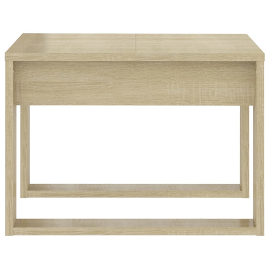 Bijzettafel 50X50X35 Cm Spaanplaat Kleurig Sonoma eiken