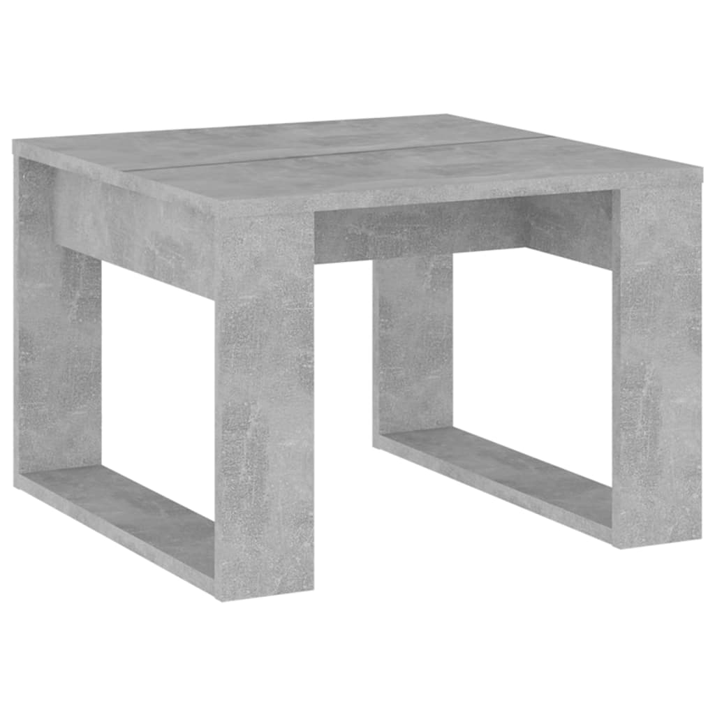 Bijzettafel 50X50X35 Cm Spaanplaat Betongrijs
