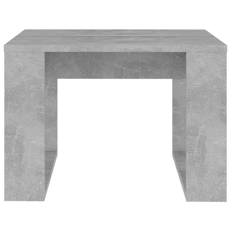 Bijzettafel 50X50X35 Cm Spaanplaat Betongrijs