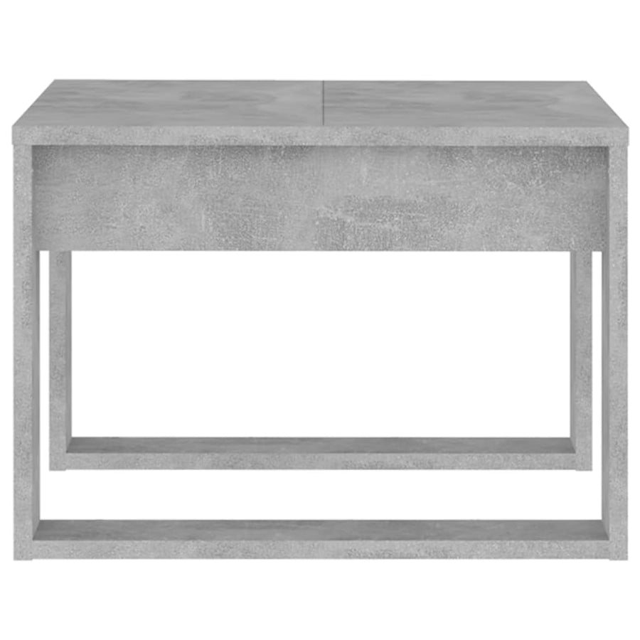 Bijzettafel 50X50X35 Cm Spaanplaat Betongrijs