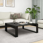 Coffee table 100x100x35 cm treated wood black