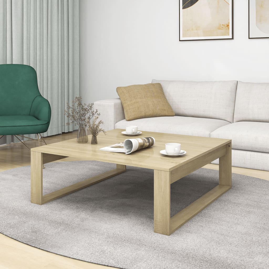 Salontafel 00X00X35 Cm Spaanplaat Kleurig Sonoma eiken
