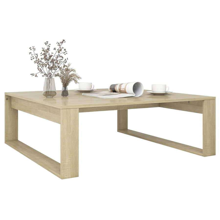 Salontafel 00X00X35 Cm Spaanplaat Kleurig Sonoma eiken