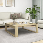 Coffee table 100x100x35 cm engineered wood Sonoma oak finish