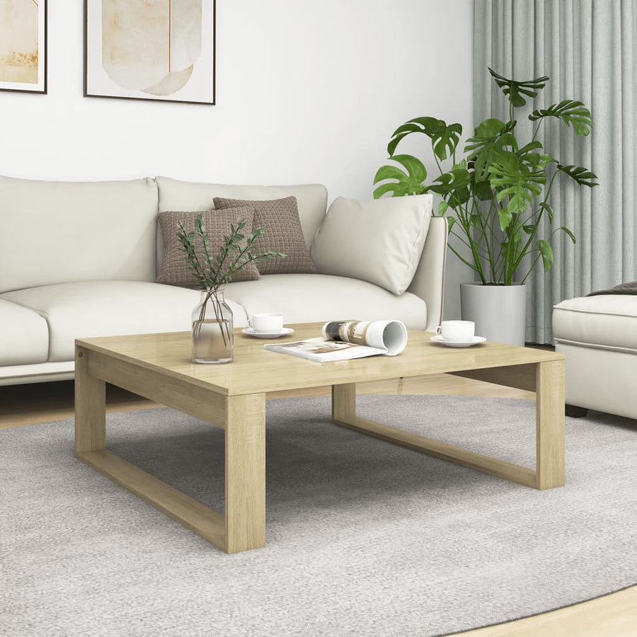 Salontafel 00X00X35 Cm Spaanplaat Kleurig Sonoma eiken