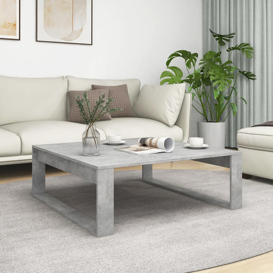Salontafel 00X00X35 Cm Spaanplaat Betongrijs