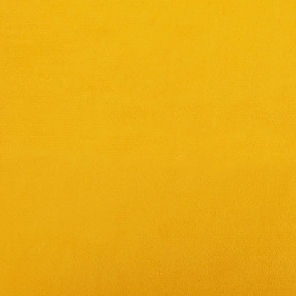 Slaapbank 2-Zits Met 2 Kussens Fluweel Geel