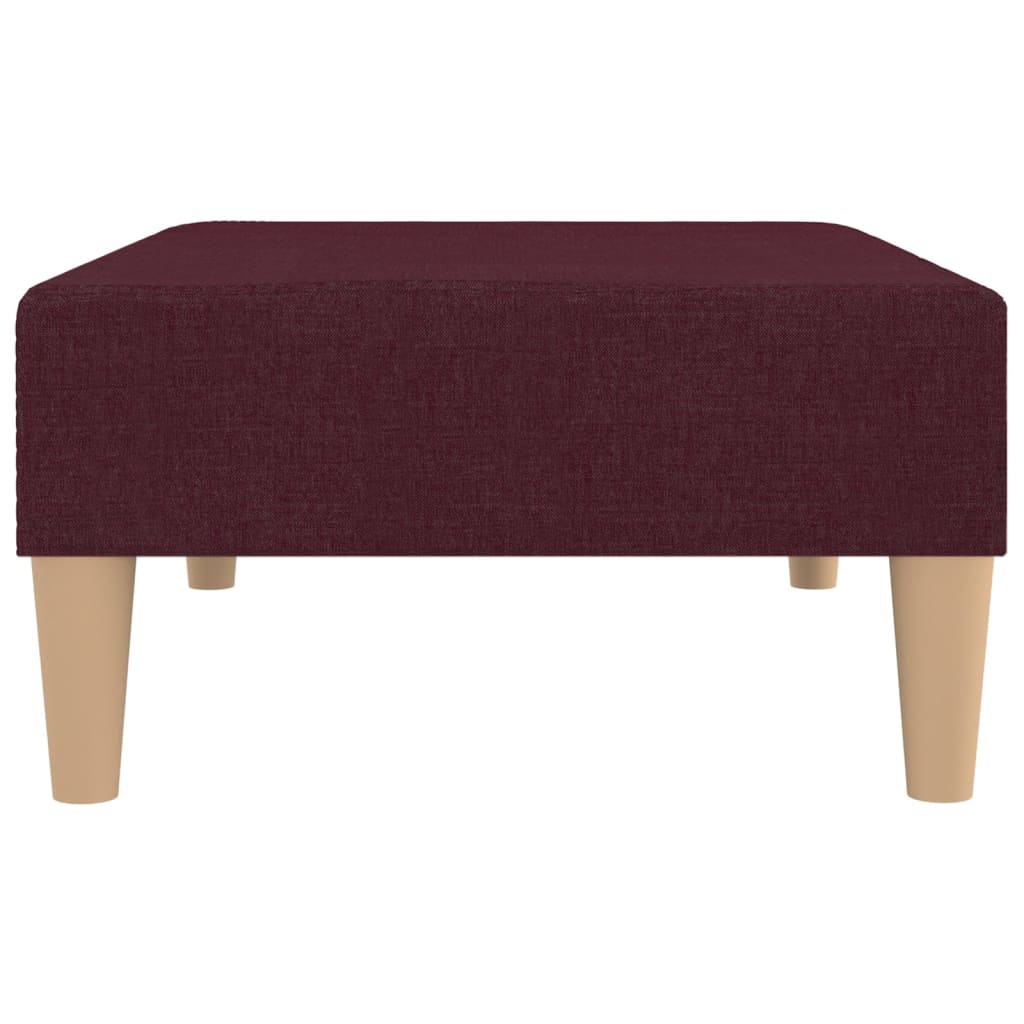 Voetenbank 78x56x32 cm stof paars Paars
