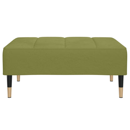 Voetenbank 78X56X32 Cm Fluweel Lichtgroen