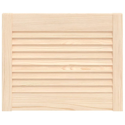 Kastdeur Met Lamellen 39,5X49,4 Cm Massief Grenenhout 1 39.5 x 49.4 cm Naturel