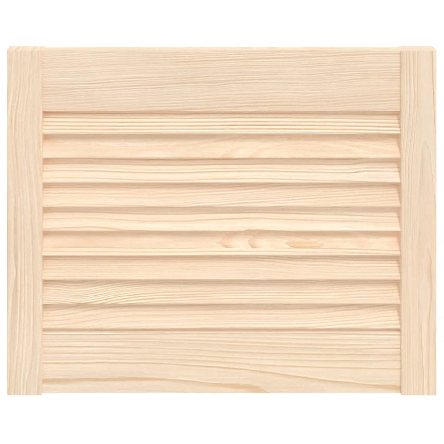 Kastdeur Met Lamellen 39,5X49,4 Cm Massief Grenenhout 1 39.5 x 49.4 cm Naturel