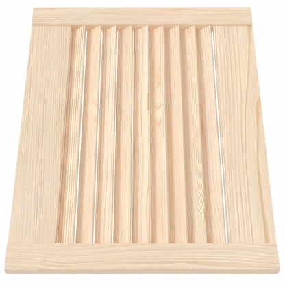 Kastdeur Met Lamellen 39,5X49,4 Cm Massief Grenenhout 1 39.5 x 49.4 cm Naturel