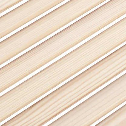 Kastdeur Met Lamellen 39,5X49,4 Cm Massief Grenenhout 1 39.5 x 49.4 cm Naturel