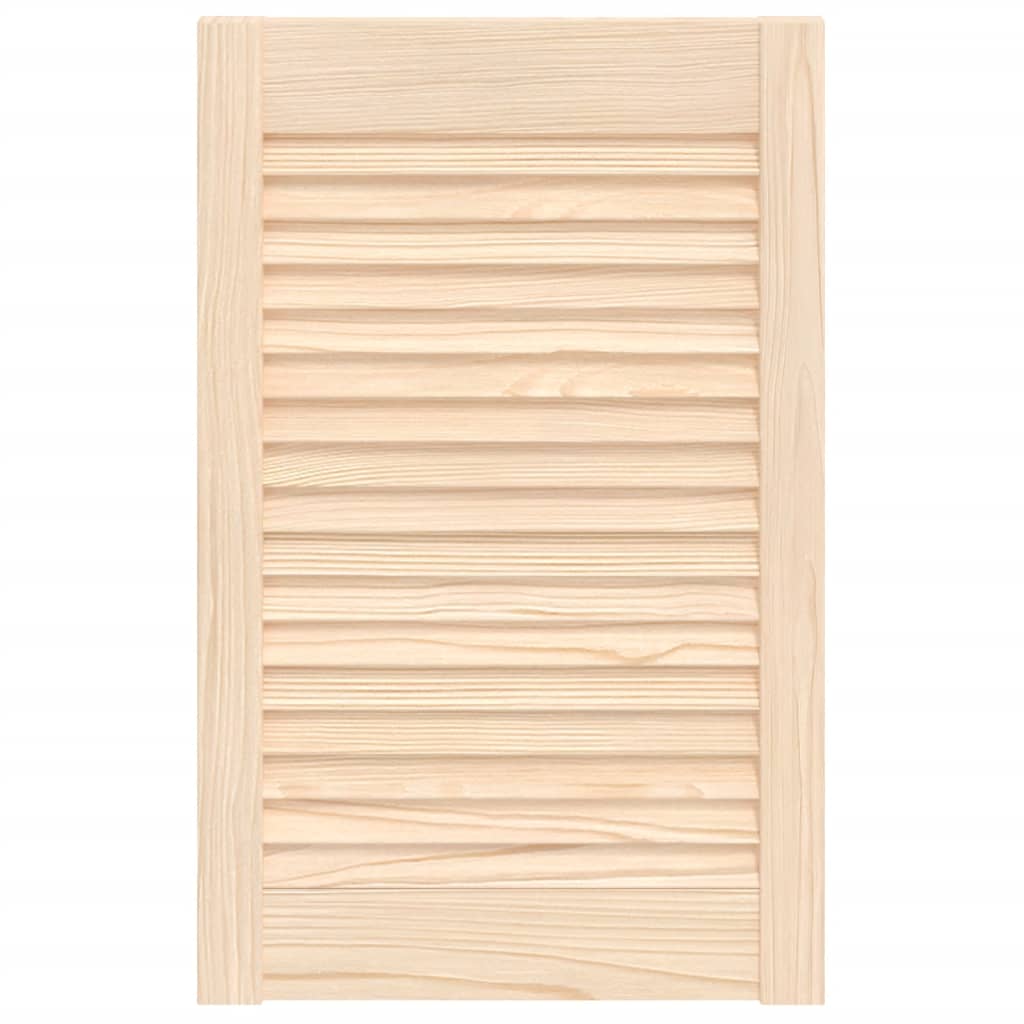 Kastdeur met lamellen 61,5x39,4 cm massief grenenhout 61.5 x 39.4 cm Naturel