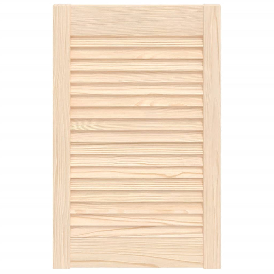 Kastdeur met lamellen 61,5x39,4 cm massief grenenhout 61.5 x 39.4 cm Naturel