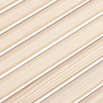 Kastdeur met lamellen 61,5x39,4 cm massief grenenhout 61.5 x 39.4 cm Naturel