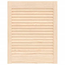 Kastdeur met lamellen 61,5x49,4 cm massief grenenhout 1 61.5 x 49.4 cm Naturel