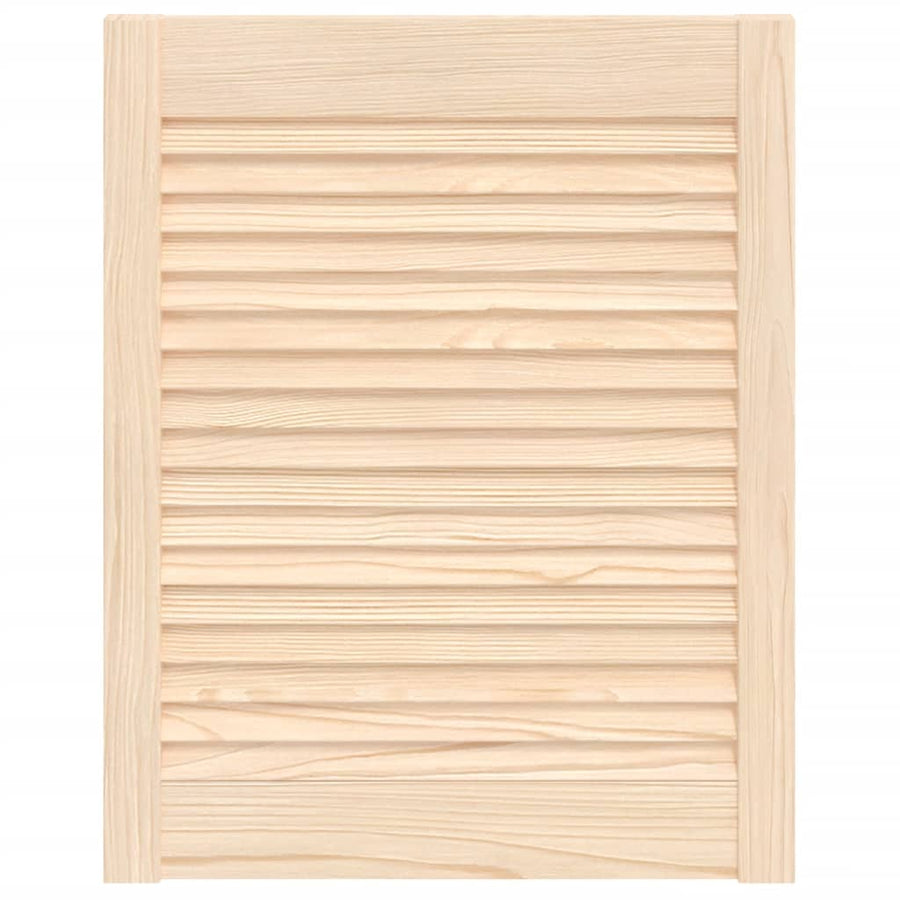 Kastdeur met lamellen 61,5x49,4 cm massief grenenhout 1 61.5 x 49.4 cm Naturel