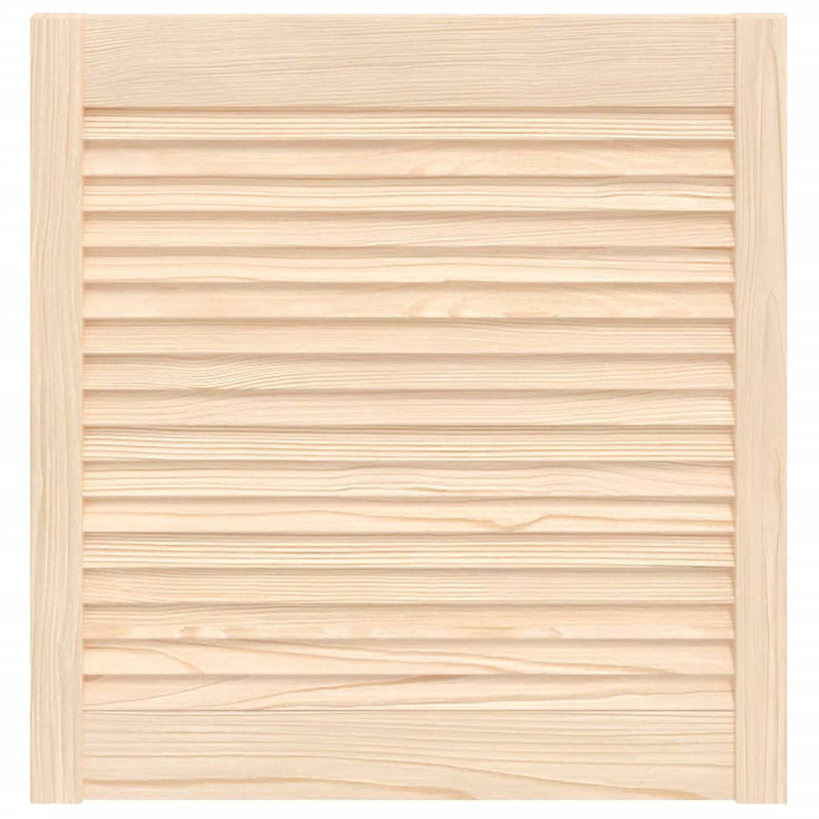 Kastdeur met lamellen 61,5x59,4 cm massief grenenhout 61.5 x 59.4 cm Naturel