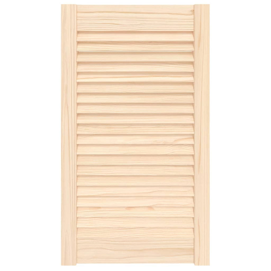 Kastdeur met lamellen 69x39,4 cm massief grenenhout 1 69 x 39.4 cm Naturel