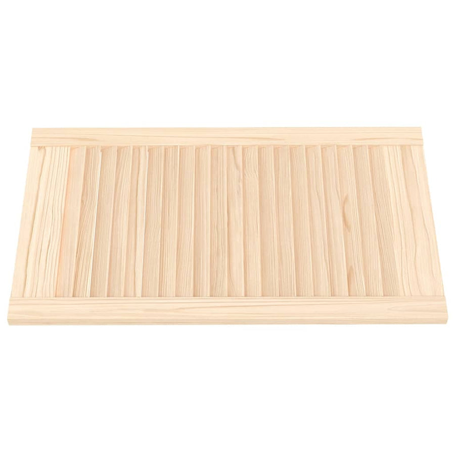 Kastdeuren met lamellen 4 st 69x39,4 cm massief grenenhout 4 69 x 39.4 cm Naturel