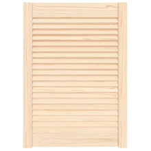 Kastdeur met lamellen 69x49,4 cm massief grenenhout 1 69 x 49.4 cm Naturel