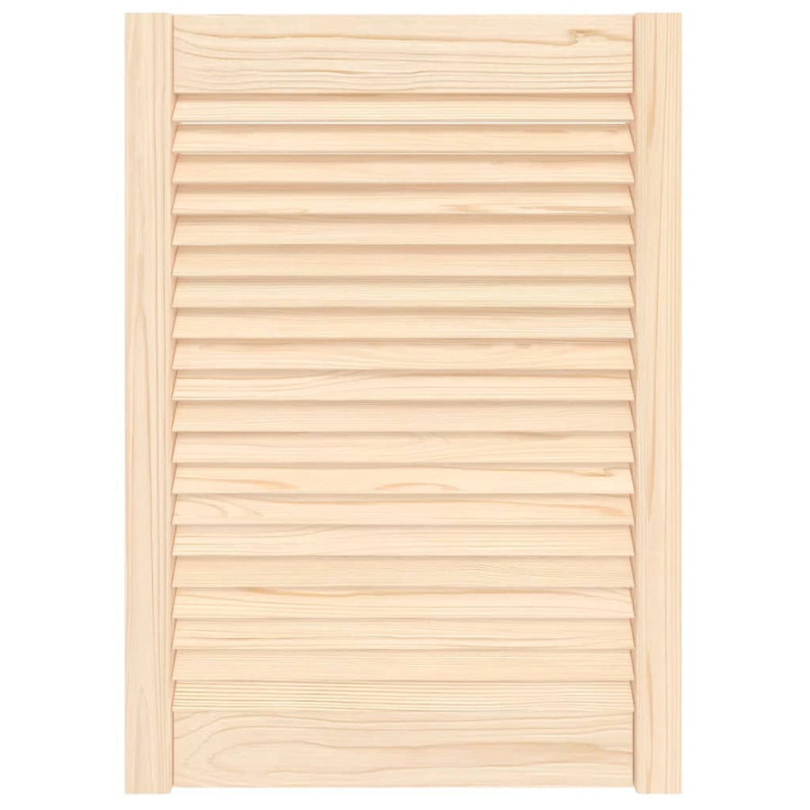 Kastdeur met lamellen 69x49,4 cm massief grenenhout 1 69 x 49.4 cm Naturel