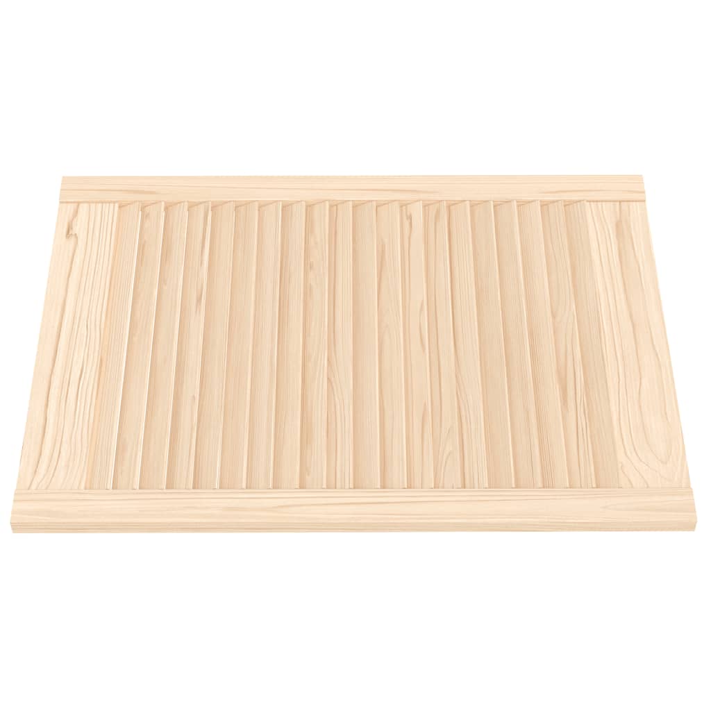 Kastdeur met lamellen 69x49,4 cm massief grenenhout 1 69 x 49.4 cm Naturel