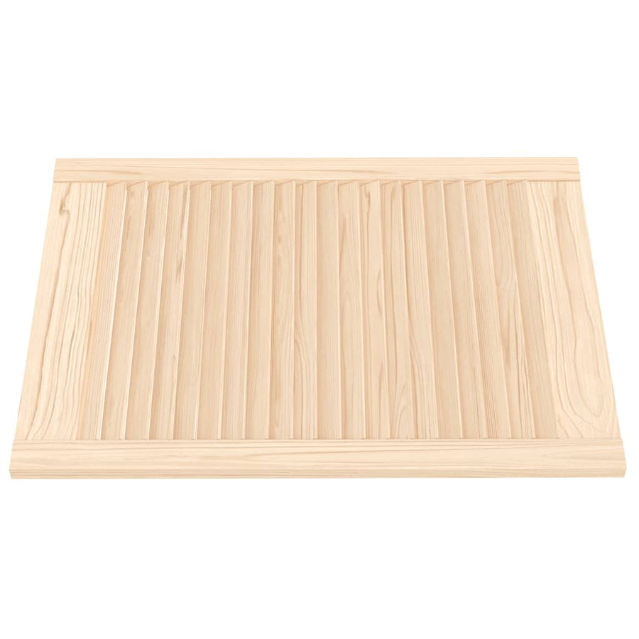 Kastdeur met lamellen 69x49,4 cm massief grenenhout 1 69 x 49.4 cm Naturel