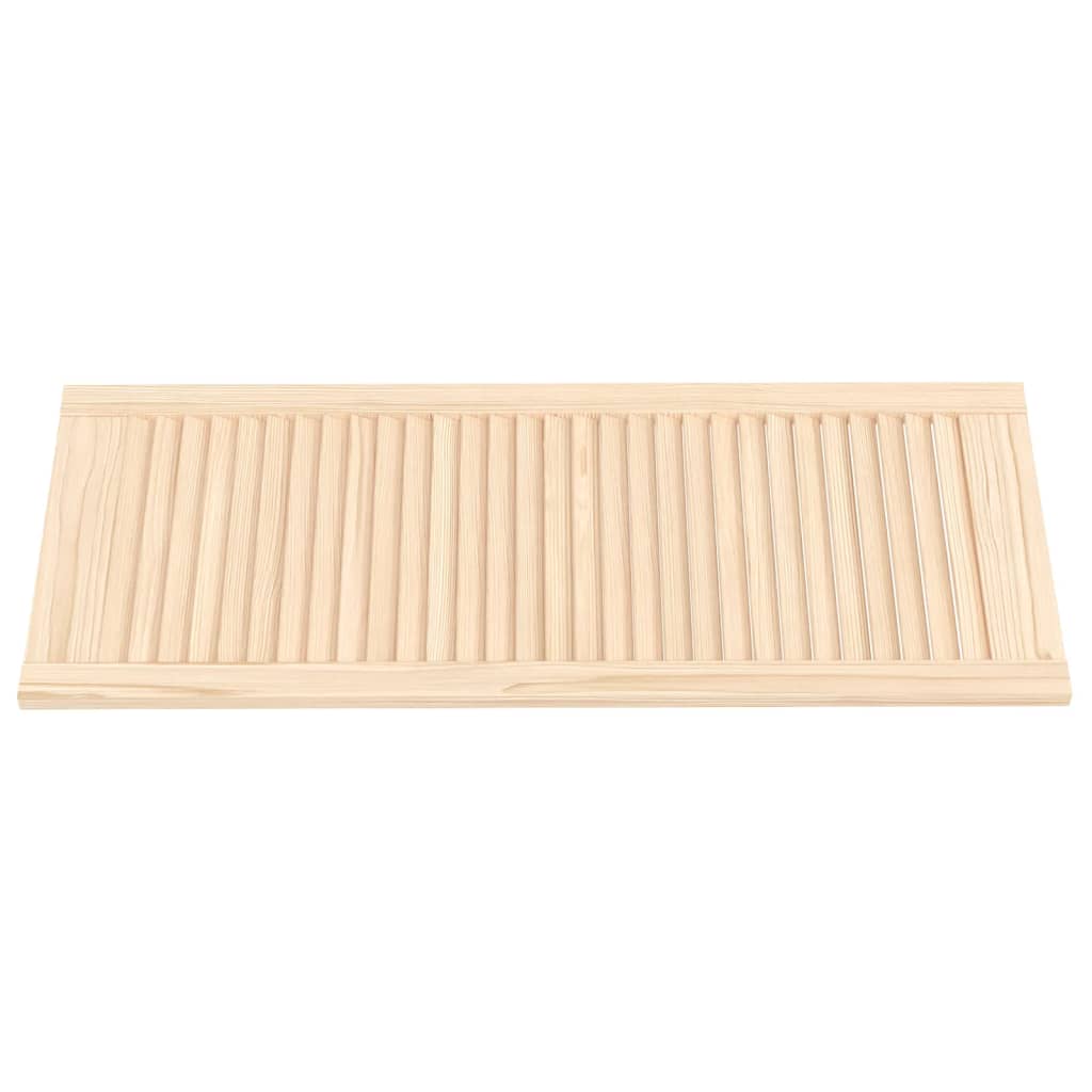 Kastdeur met lamellen 99,3x39,4 cm massief grenenhout 1 99.3 x 39.4 cm Naturel