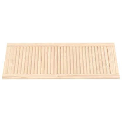 Kastdeur met lamellen 99,3x39,4 cm massief grenenhout 1 99.3 x 39.4 cm Naturel