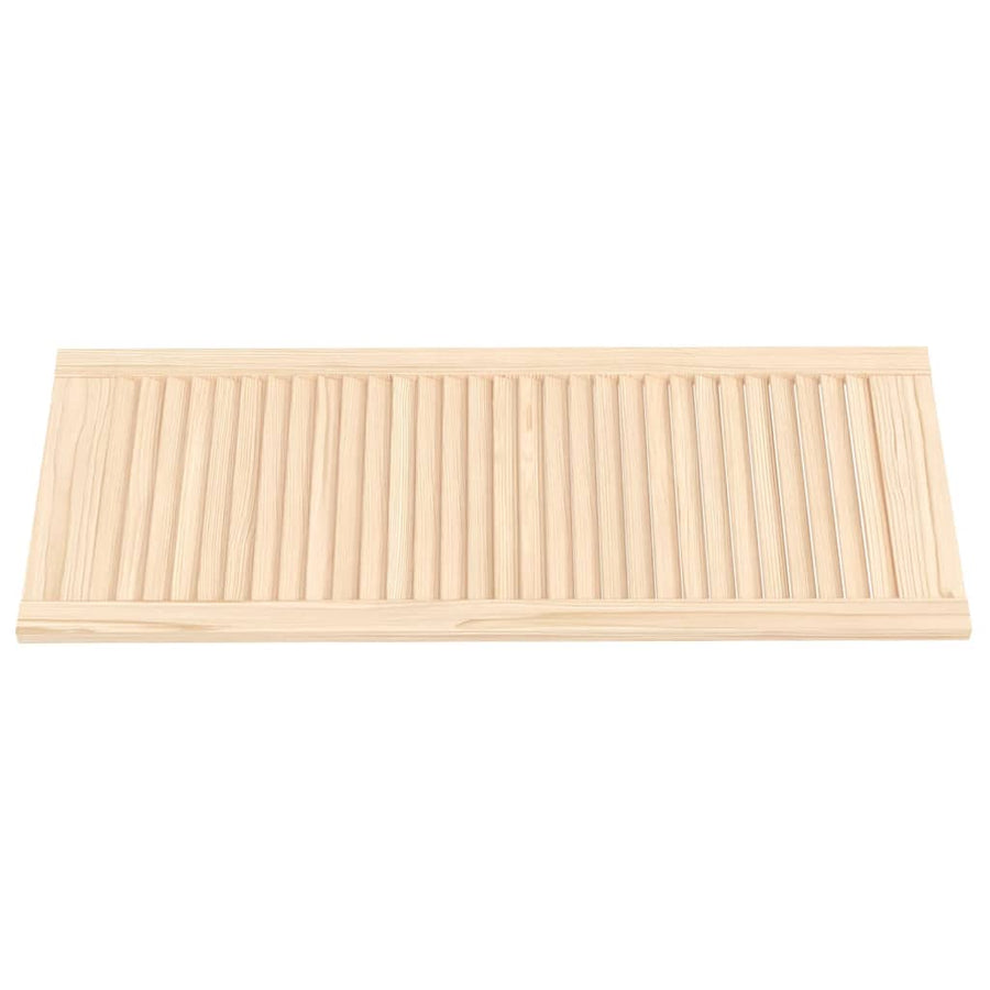 Kastdeur met lamellen 99,3x39,4 cm massief grenenhout 1 99.3 x 39.4 cm Naturel