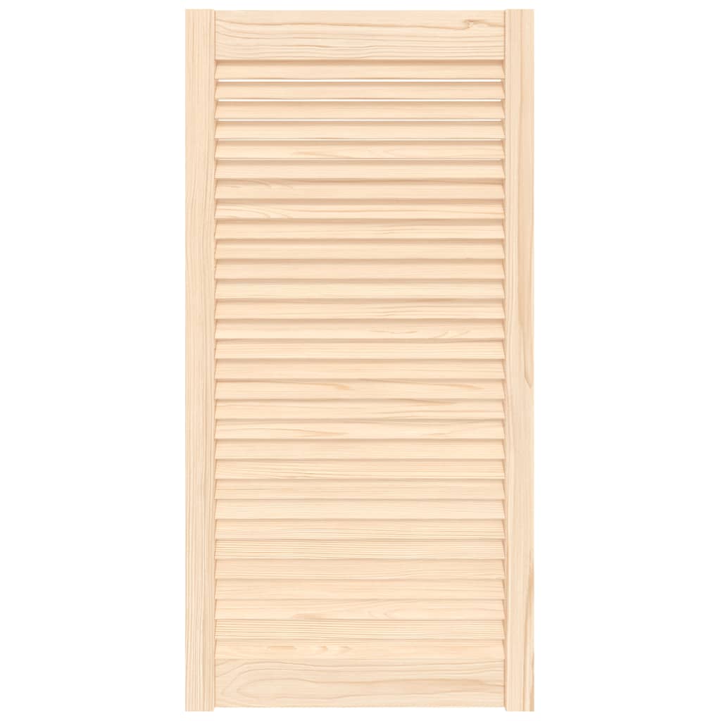 Kastdeur met lamellen 99,3x49,4 cm massief grenenhout 1 99.3 x 49.4 cm Naturel
