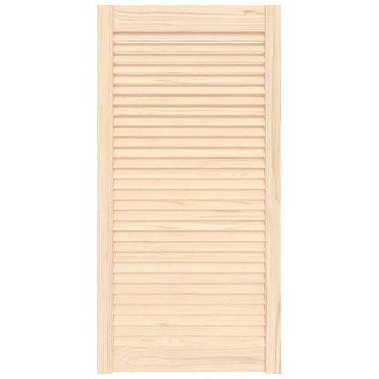 Kastdeur met lamellen 99,3x49,4 cm massief grenenhout 1 99.3 x 49.4 cm Naturel