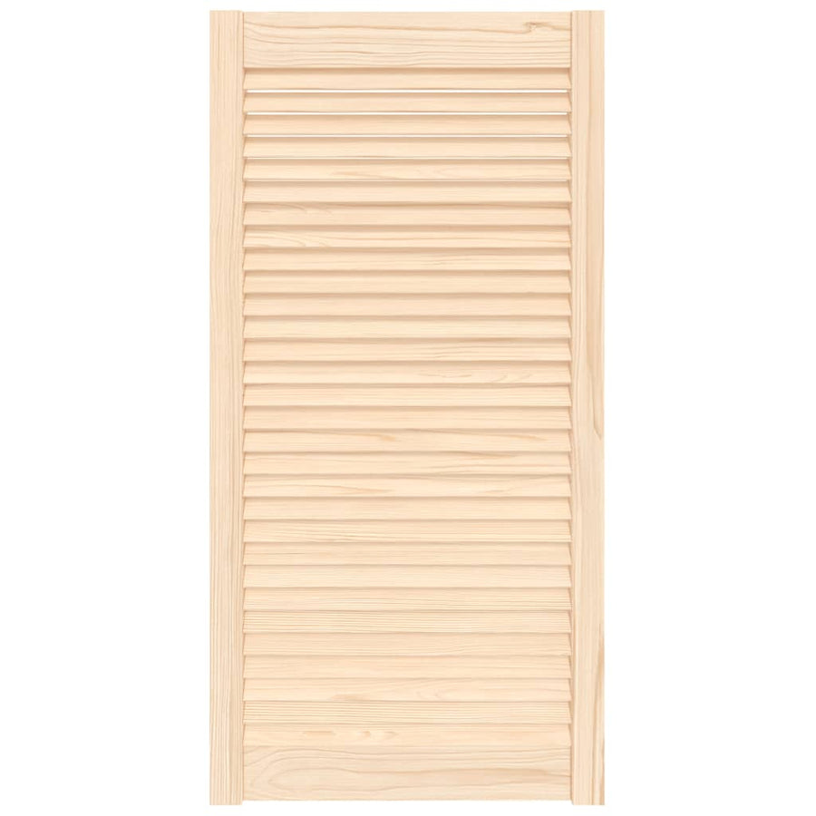 Kastdeur met lamellen 99,3x49,4 cm massief grenenhout 1 99.3 x 49.4 cm Naturel