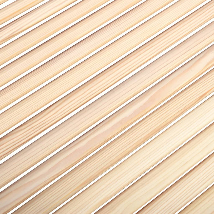 Kastdeuren met lamellen 4 st 99,3x59,4 cm massief grenenhout 99.3 x 59.4 cm Naturel