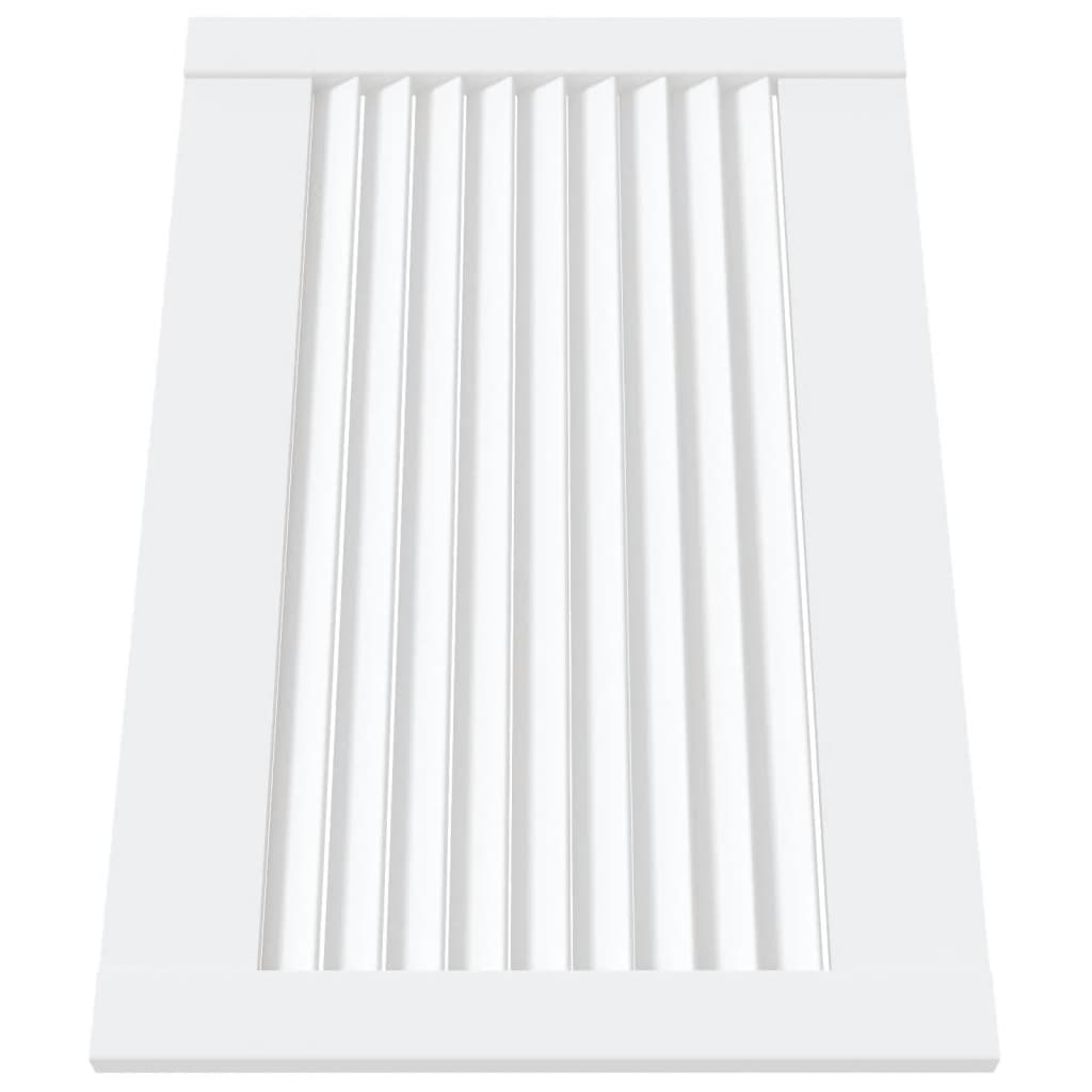 Kastdeuren Met Lamellen 39,5X59,4 Cm Grenenhout 2 39.5 x 59.4 cm Wit