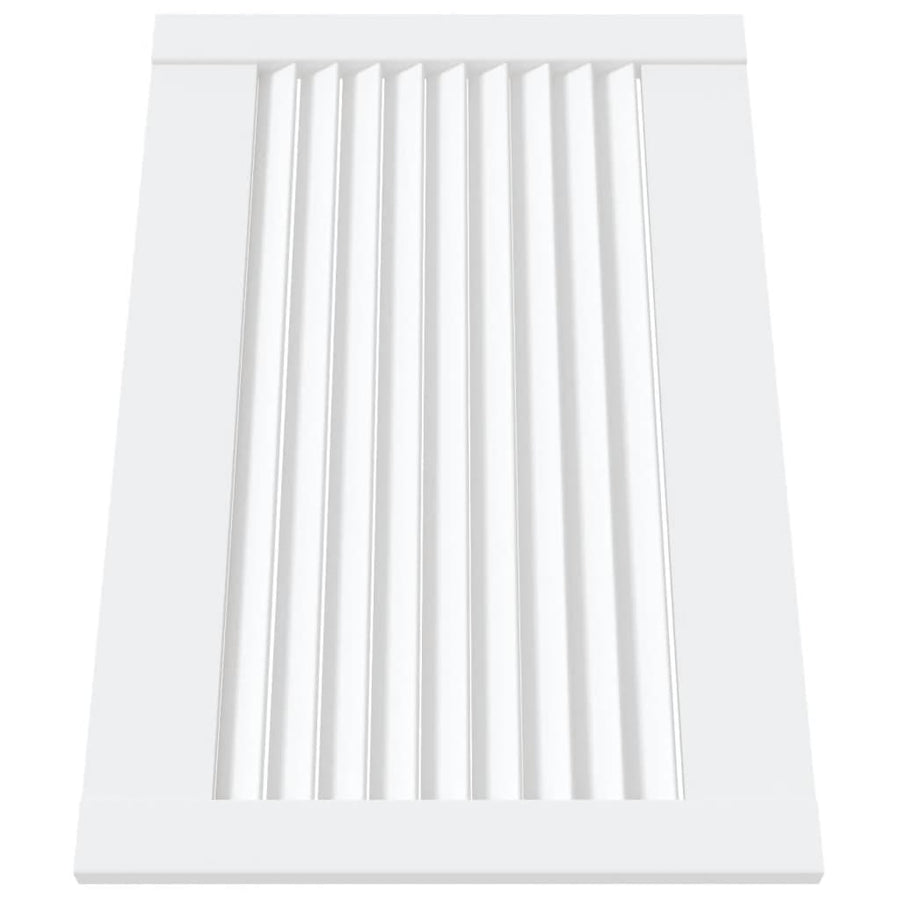 Kastdeuren Met Lamellen 39,5X59,4 Cm Grenenhout 2 39.5 x 59.4 cm Wit