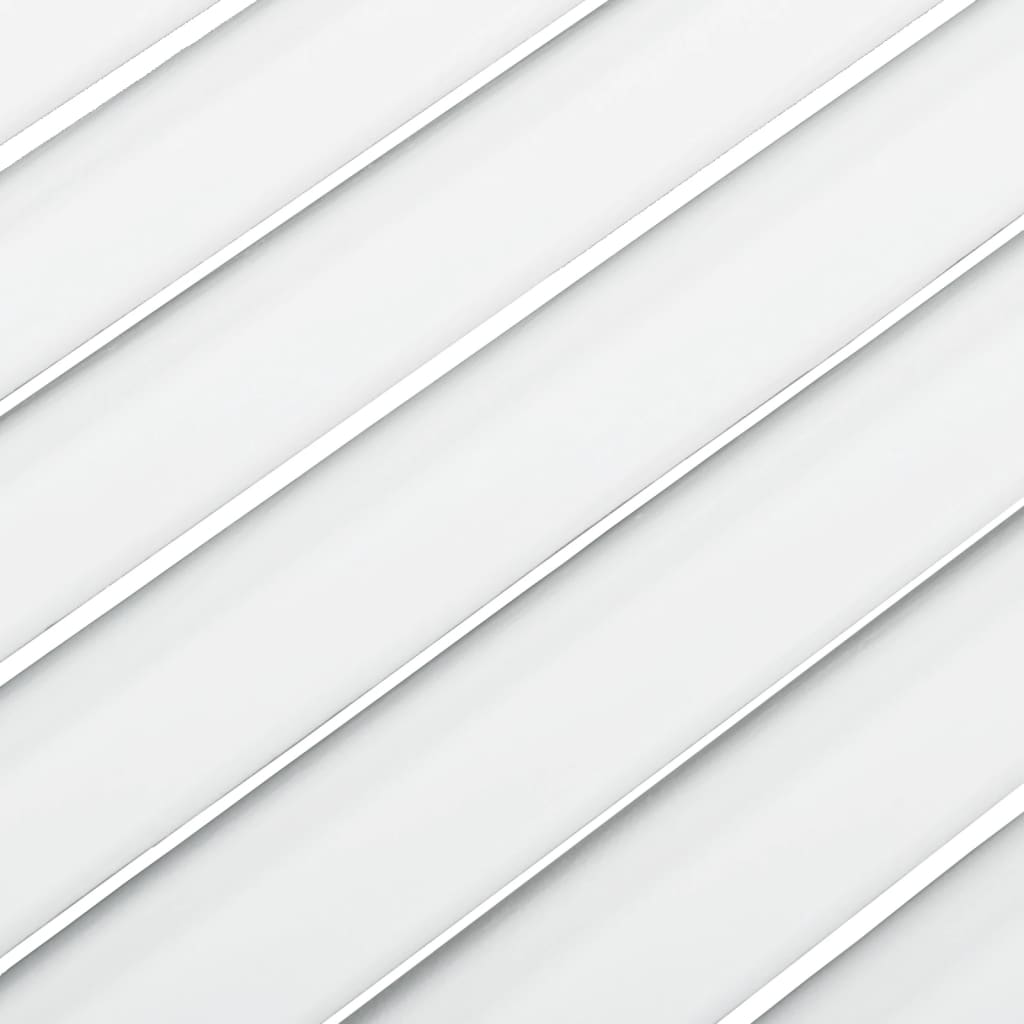 Kastdeur met lamellen 61,5x59,4 cm massief grenenhout wit 61.5 x 59.4 cm Wit
