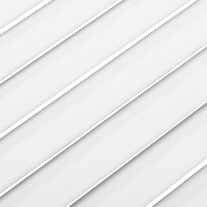 Kastdeur met lamellen 61,5x59,4 cm massief grenenhout wit 61.5 x 59.4 cm Wit