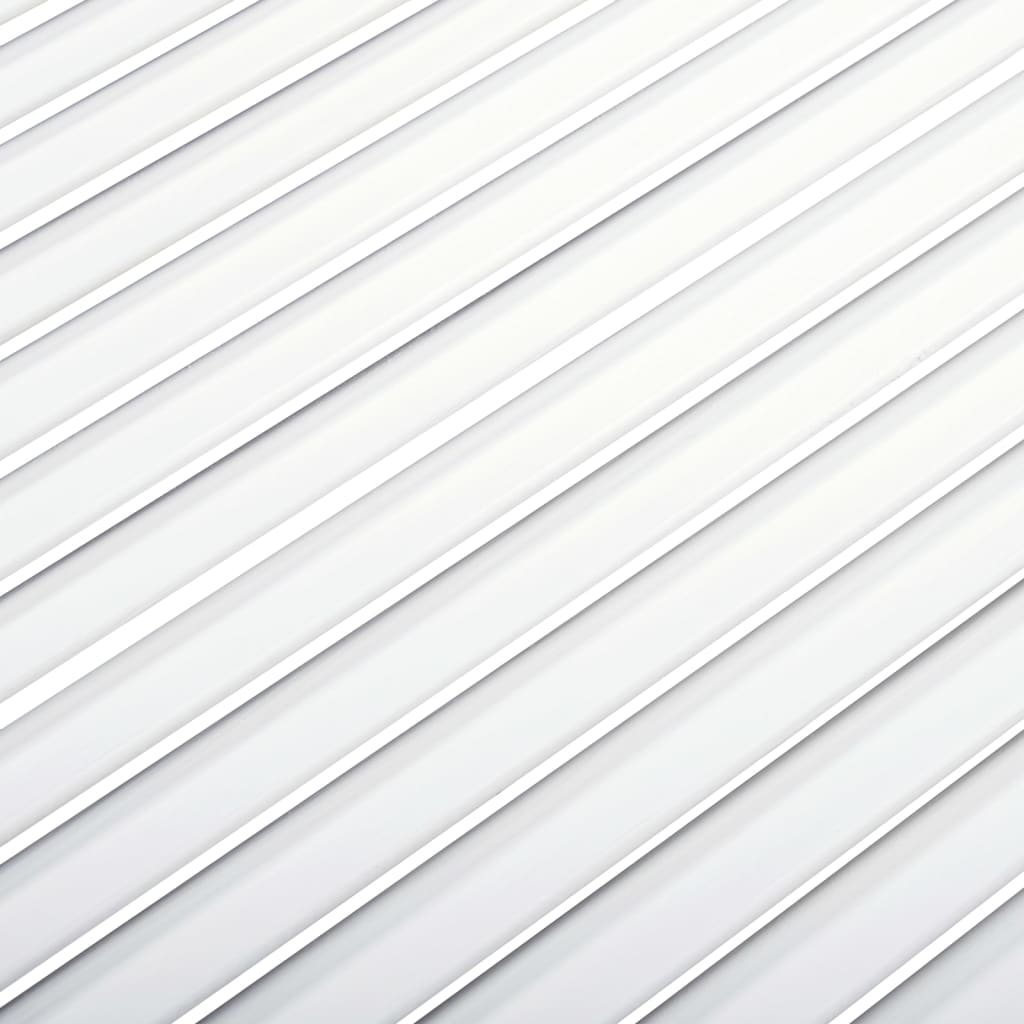 Kastdeur met lamellen 69x49,4 cm massief grenenhout wit 1 69 x 49.4 cm Wit