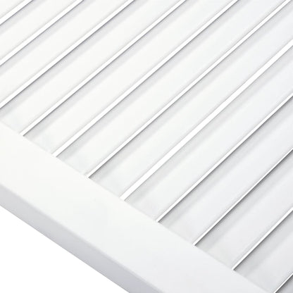 Kastdeuren met lamellen 4 st 69x49,4 cm massief grenenhout wit 4 69 x 49.4 cm Wit