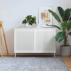 Kastdeuren 2 st 69x59,4 cm massief grenenhout wit