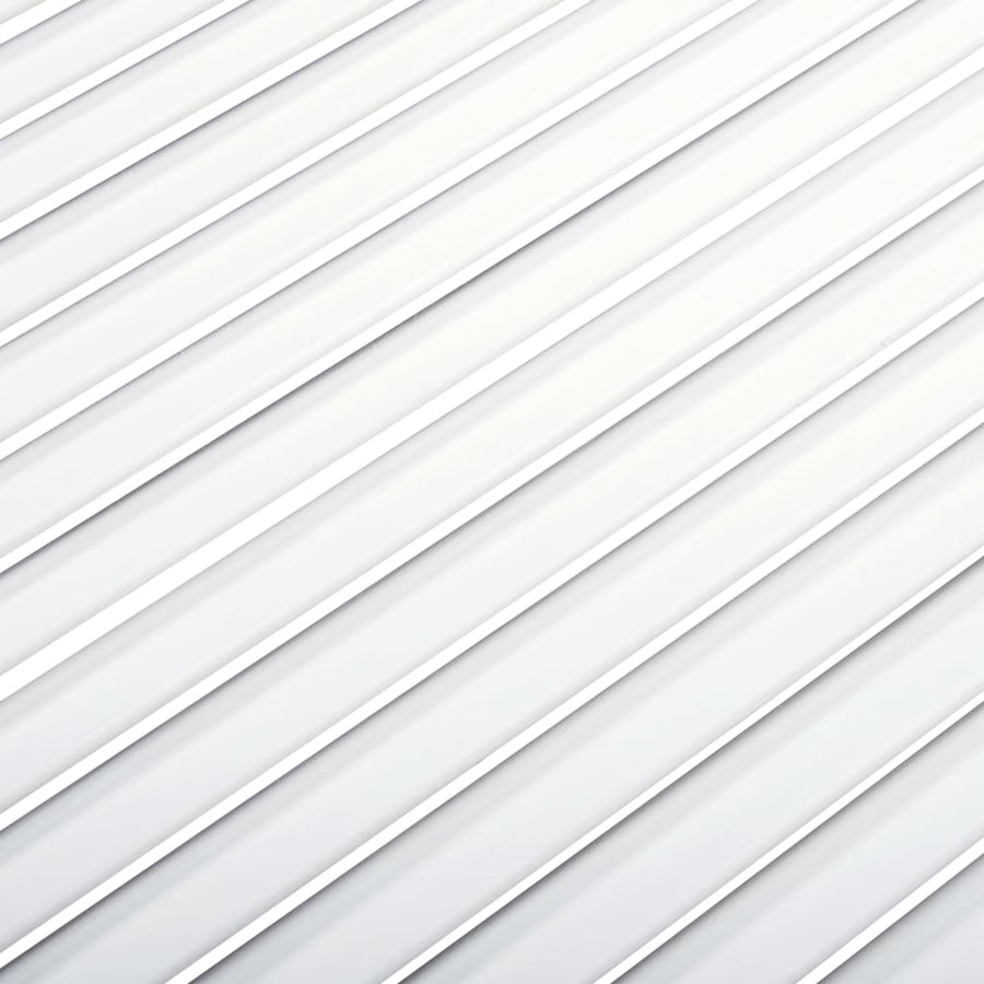 Kastdeuren met lamellen 2 st 99,3x59,4 cm grenenhout wit 2 99.3 x 59.4 cm Wit