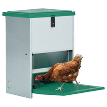 Pluimveevoerbak Automatisch Met Pedaal 12 Kg 33,5 x 23 x 50 cm
