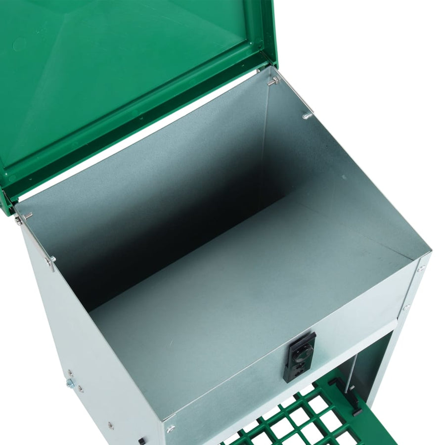 Pluimveevoerbak Automatisch Met Pedaal 12 Kg 33,5 x 23 x 50 cm