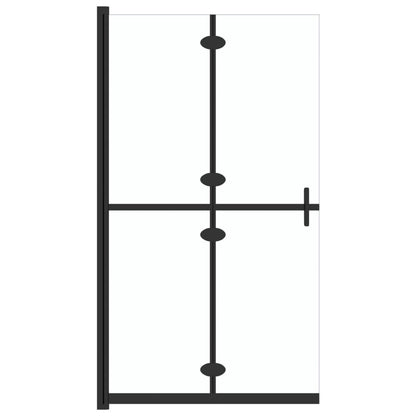 Inloopdouchewand inklapbaar 80x190 cm ESG-glas transparant 80 x 190 cm