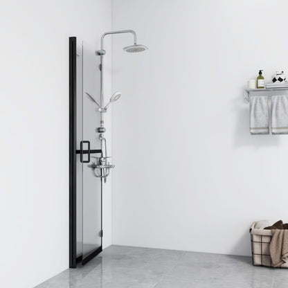 Inloopdouchewand inklapbaar 80x190 cm ESG-glas transparant 80 x 190 cm