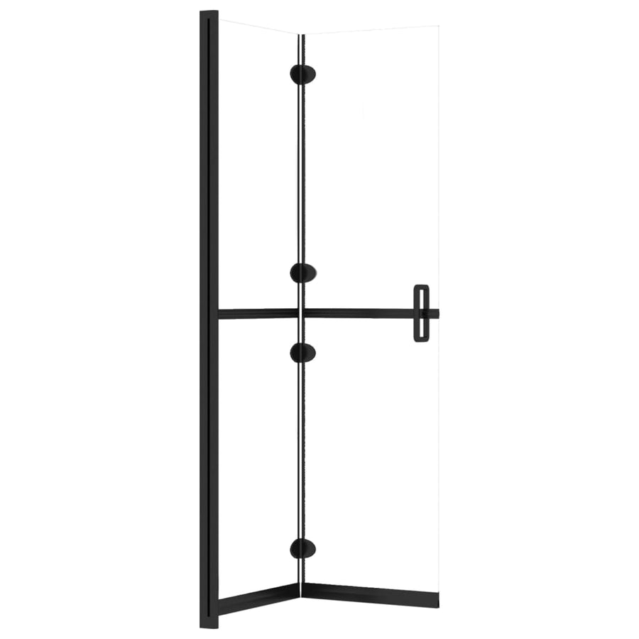 Inloopdouchewand inklapbaar 80x190 cm ESG-glas transparant 80 x 190 cm